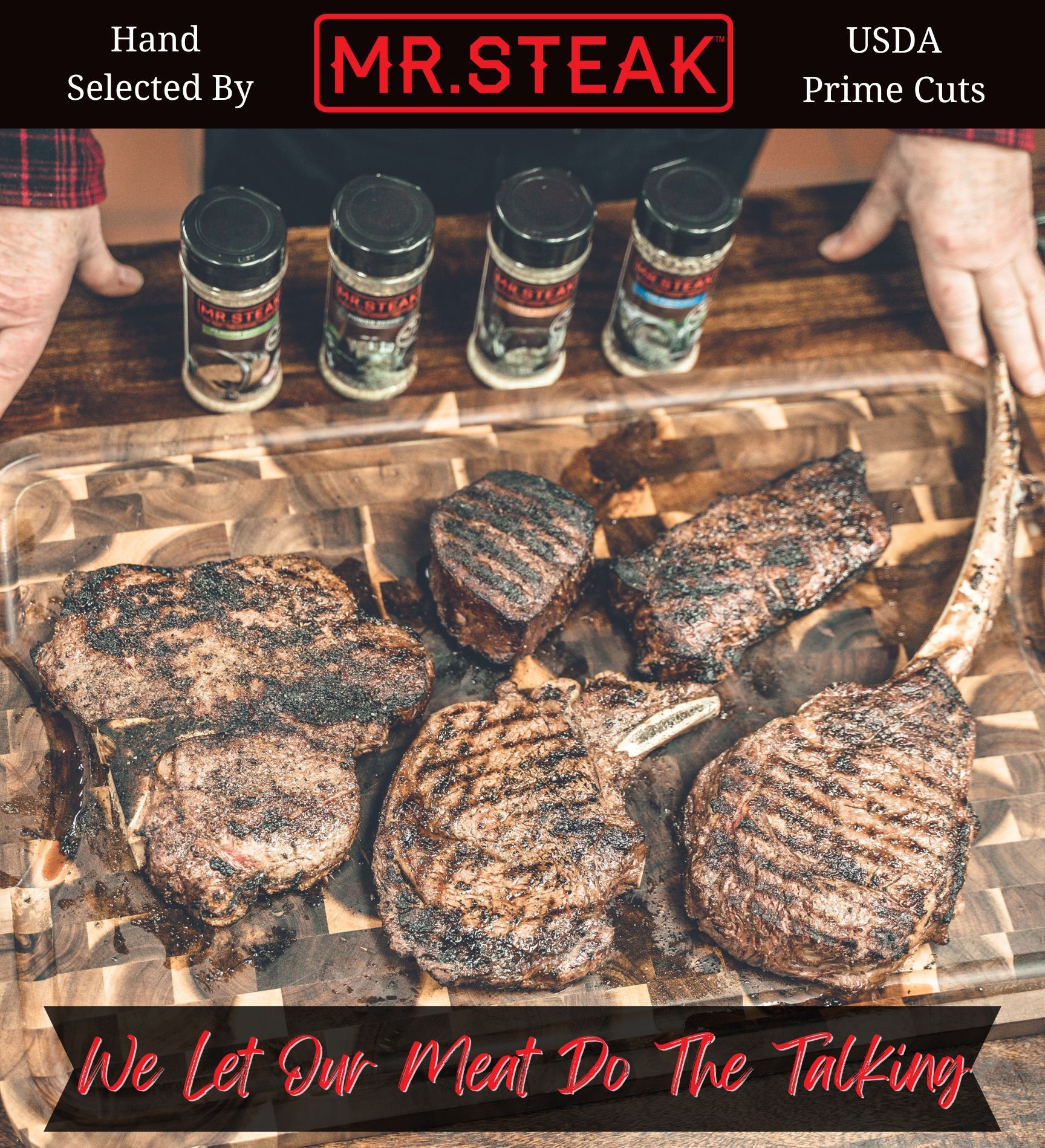 We let our meat do the talking