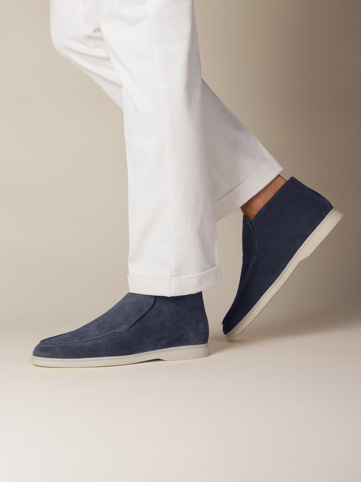 Yankee Blue Suede City Loafer