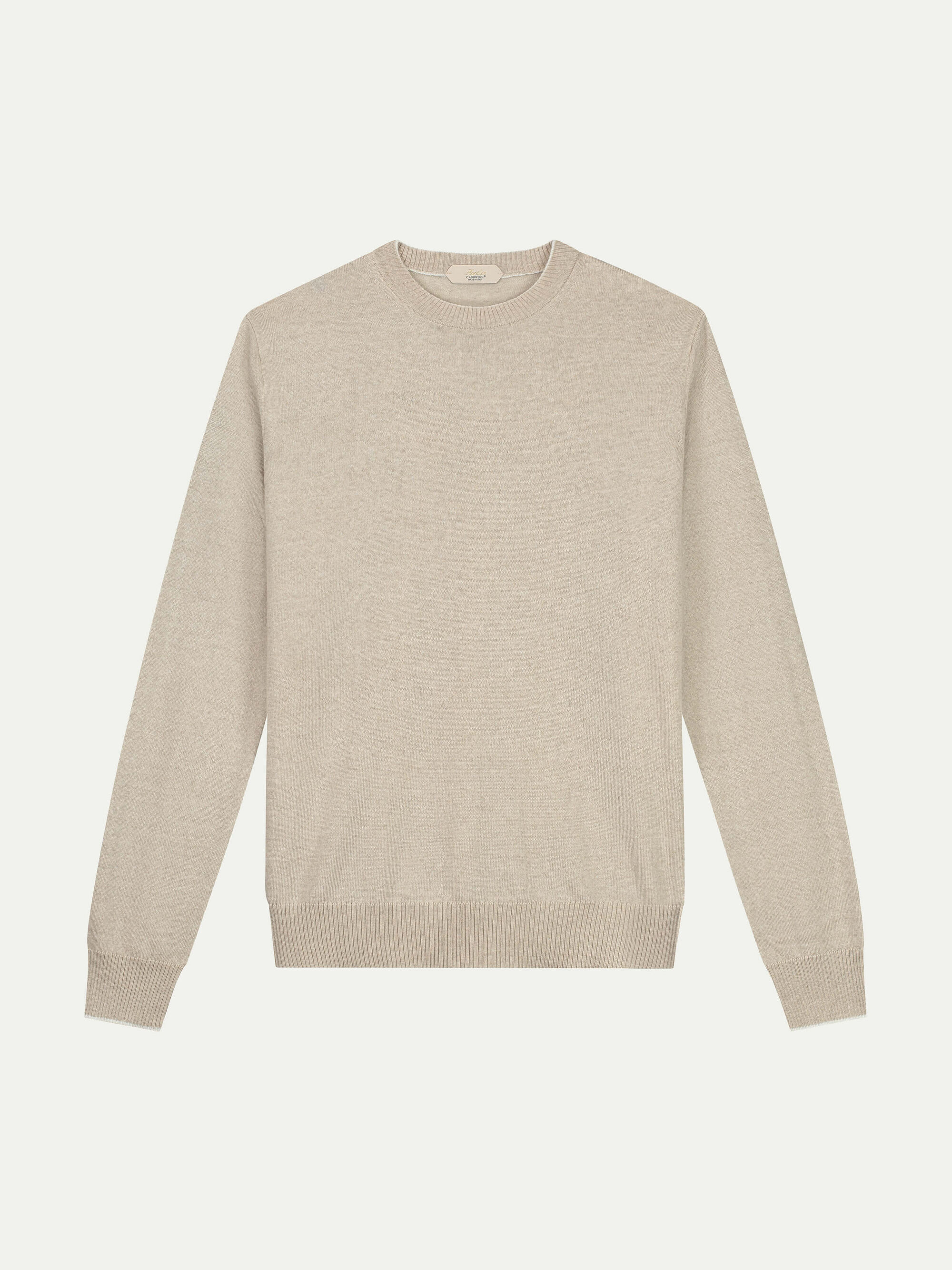 Light Beige Two Tone City Crew